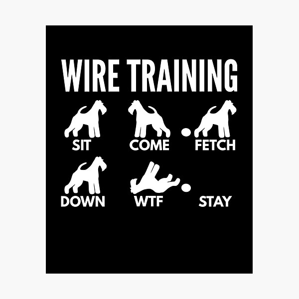 Item preview, Wire Training - Wire Fox Terrier Tricks designed and sold by DoggyStyles.