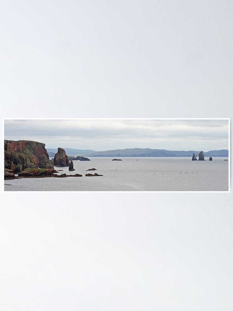 Alternate view of Eshaness panorama Poster