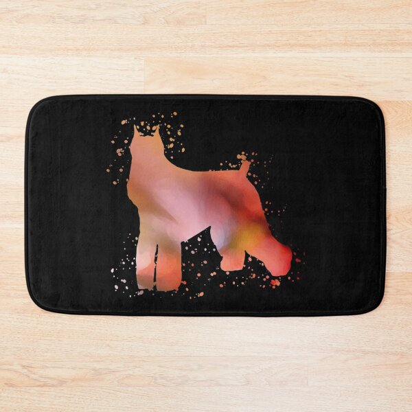 Item preview, Miniature Schnauzer Watercolor Silhouette Dark designed and sold by PawsitiveGifts.