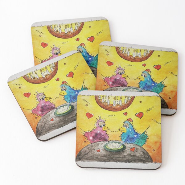 Item preview, Chicken series, chickens in love designed and sold by Katrin Jung.