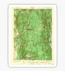 Massachusetts USGS Historical Topo Map MA Shutesbury 352172 1943 31680 Sticker