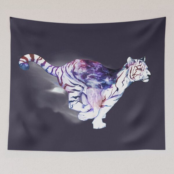 Item preview, Storm Tiger - Fantasy Animal Art designed and sold by FishWithATopHat.