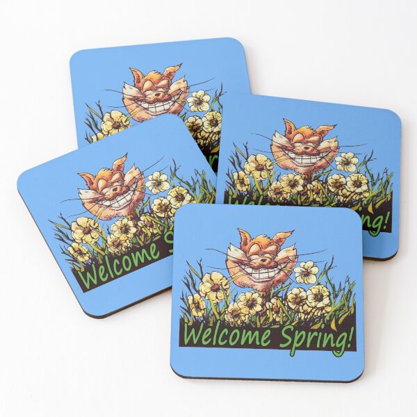 Item preview, Welcome Spring - Daisy Cat in the Flowers designed and sold by Rick Paller.