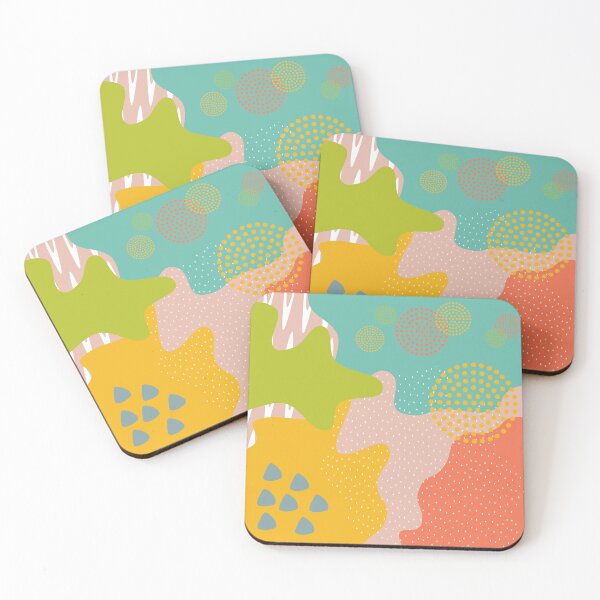 Item preview, Abstract Blobs Memphis Style designed and sold by hellcom.