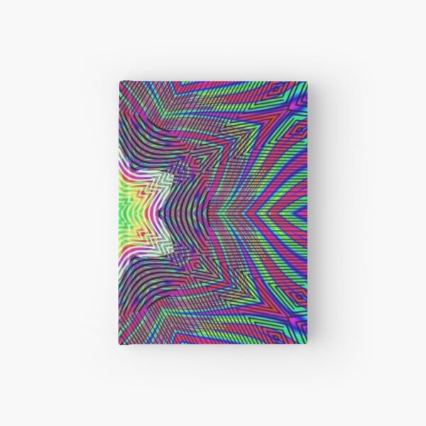 #Shape, #textile, #color #image, textured, retro style, styles Hardcover Journal