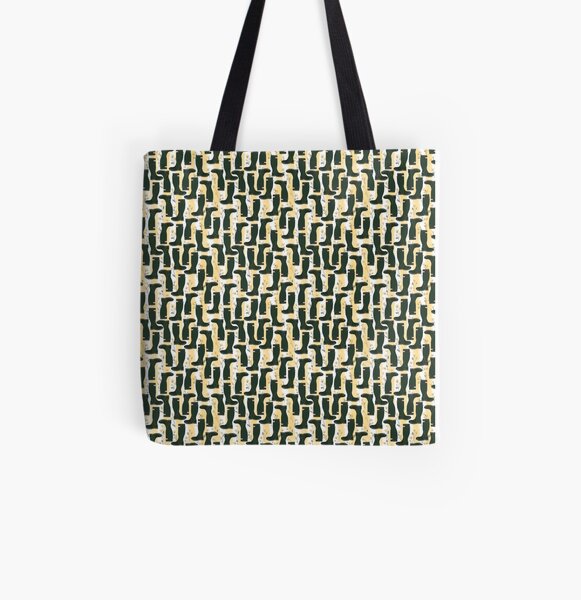 hunter green tote bag