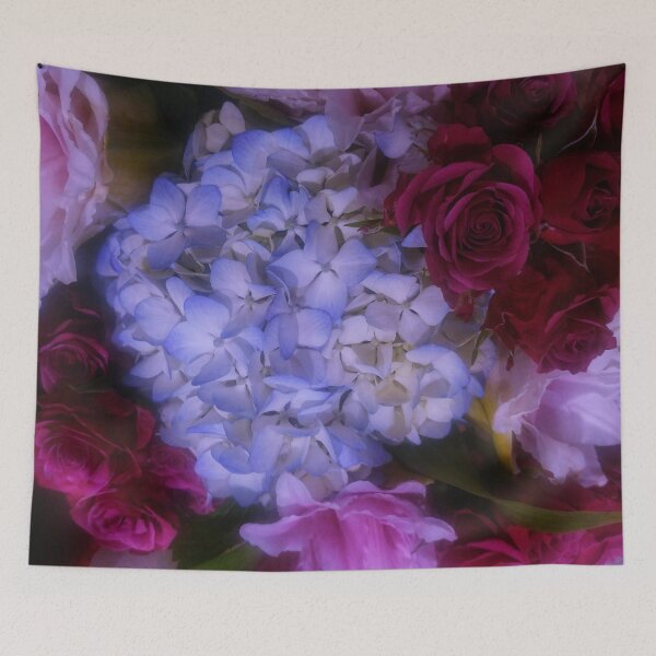 Item preview, Hydrangea Arrangement II (Blue Tint) designed and sold by The Rage Garden.