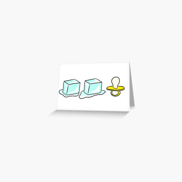 Ice Ice Baby Greeting Card