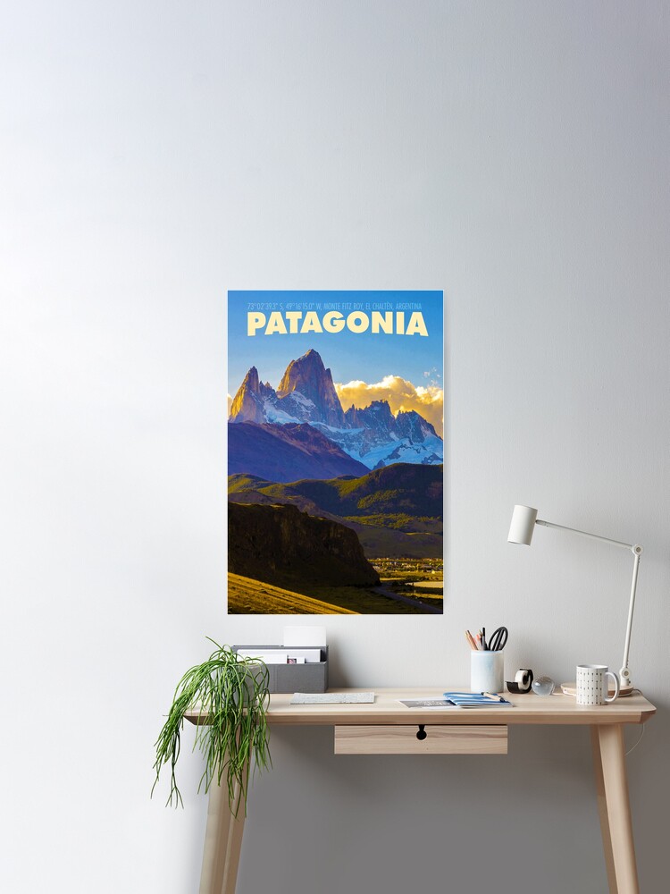 Thumbnail 1 of 3, Poster, Vintage-Style Patagonia Travel Poster designed and sold by travelwitheric.