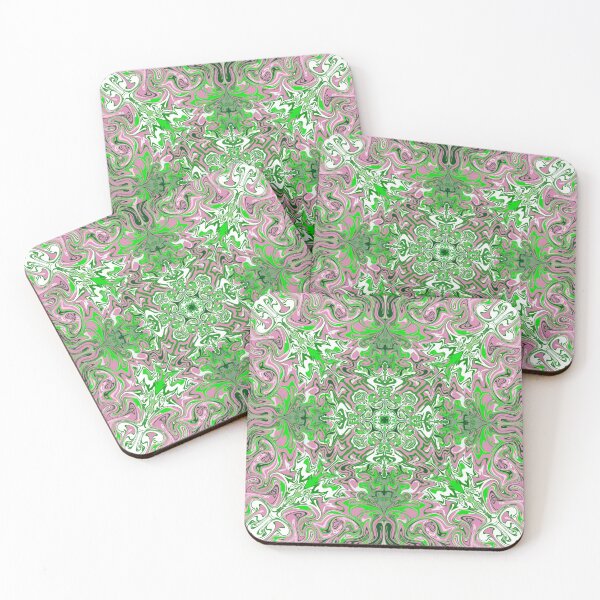 Item preview, Pastel Pink and Green Abstract  designed and sold by Zurickdesigns.