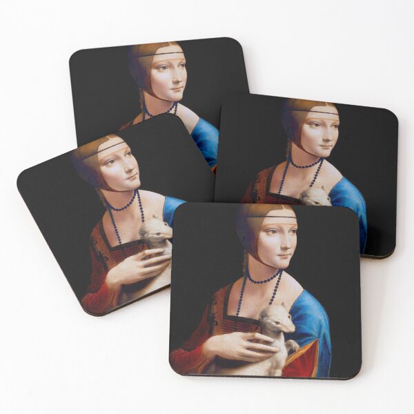 Item preview, Lady with an Ermine by Leonardo Da Vinci (Digitally Restored and Enhanced) designed and sold by Mr. Gattax.