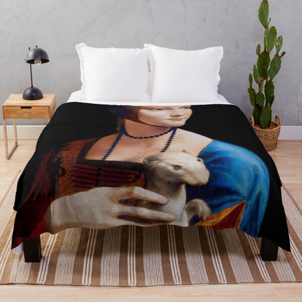 Item preview, Lady with an Ermine by Leonardo Da Vinci (Digitally Restored and Enhanced) designed and sold by Mr. Gattax.