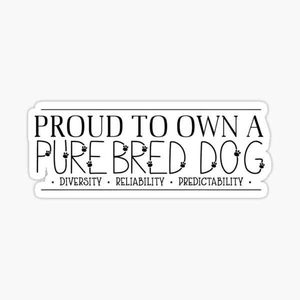 Purebred Sticker