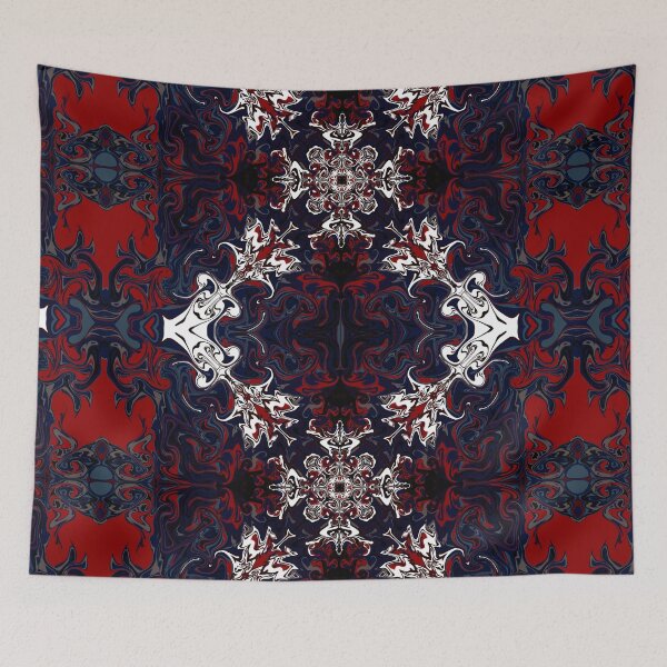 Item preview, Red and Black Abstract  designed and sold by Zurickdesigns.