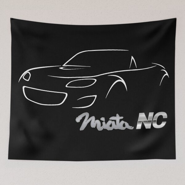Item preview, White Miata NC designed and sold by PTeeFrench.