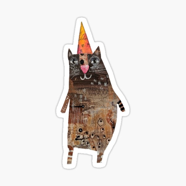 Dancing Party Cat Sticker