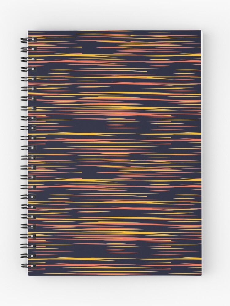 Thumbnail 1 of 3, Journal, Dark lines - Sunset designed and sold by crdraper.