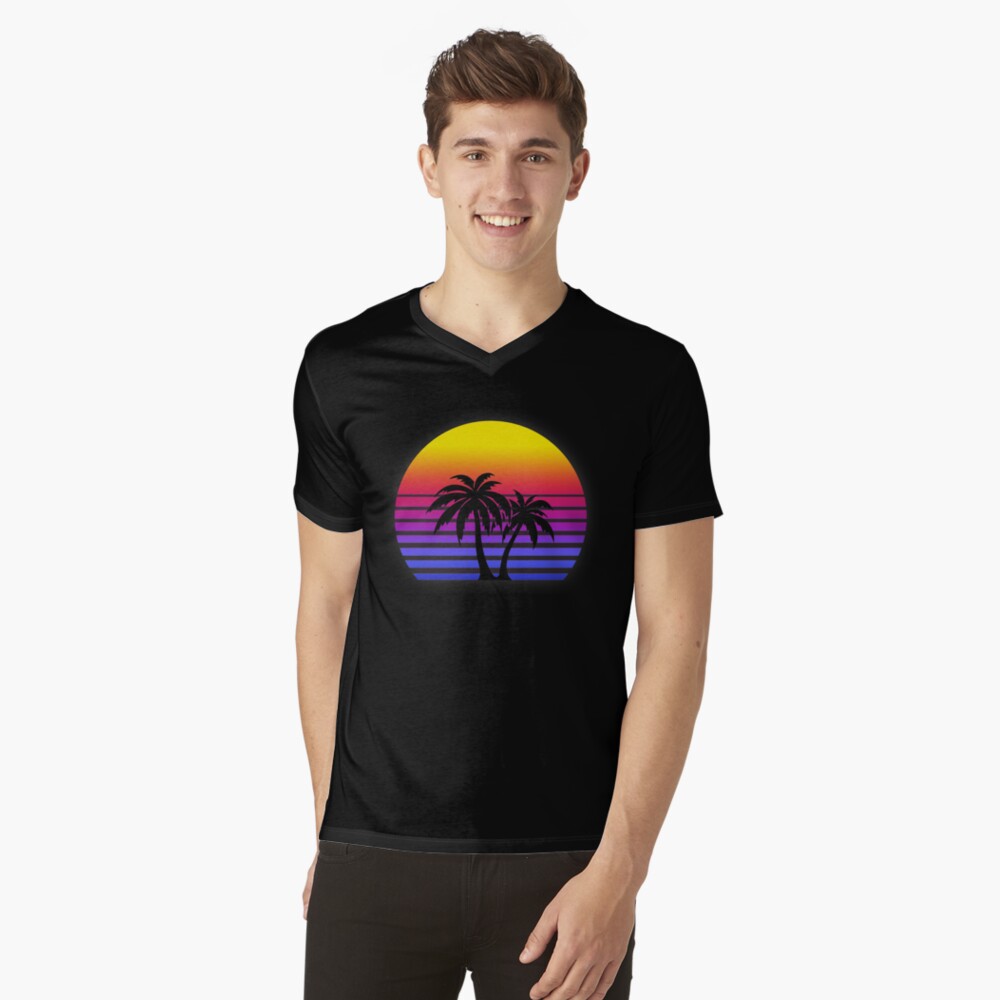 Vista previa del artículo con la obra «Camiseta de cuello en V», diseñado y vendido por christopper.