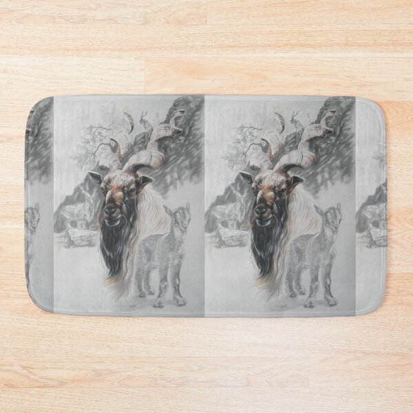 Item preview, Markhor Goat Collage designed and sold by BarbBarcikKeith.