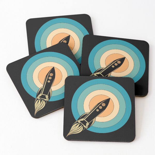 Item preview, Rocket Spaceshuttle Astronaut Cosmos Cosmonaut designed and sold by titanosdesign.