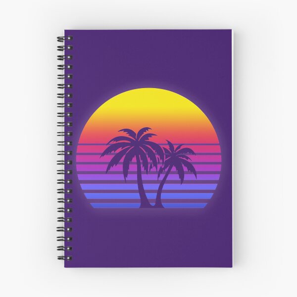 Item preview, Synthwave Sun Palm Trees designed and sold by christopper.