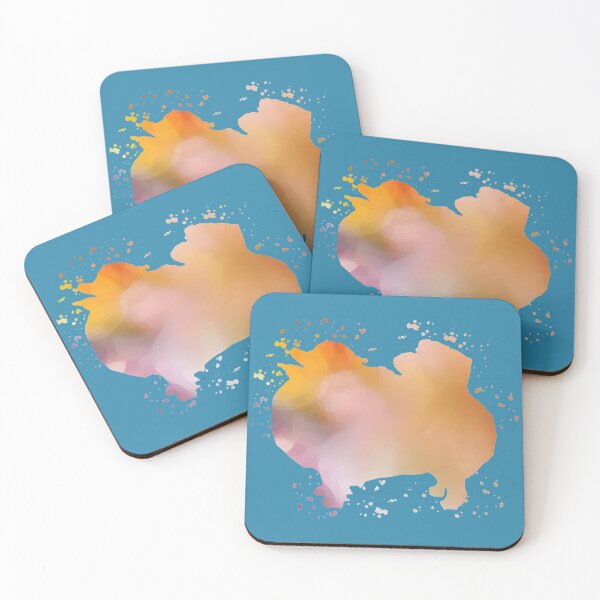 Artikelvorschau, Pommersche Aquarell Silhouette Licht entworfen und verkauft von PawsitiveGifts.
