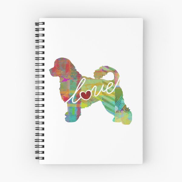 Item preview, Portuguese Water Dog Love - A Bright and Colorful Watercolor Style Gift designed and sold by traciwithani.