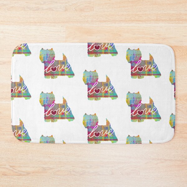 Item preview, West Highland Terrier Love - A Bright and Colorful Watercolor Style Gift designed and sold by traciwithani.