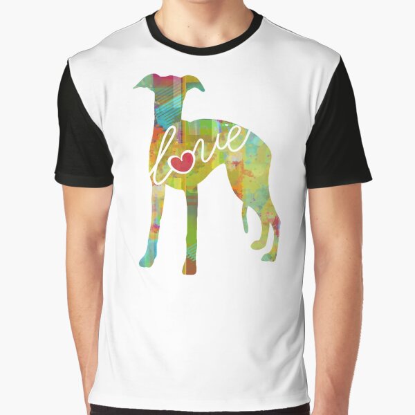 Item preview, Whippet Love - A Bright and Colorful Watercolor Style Gift designed and sold by traciwithani.