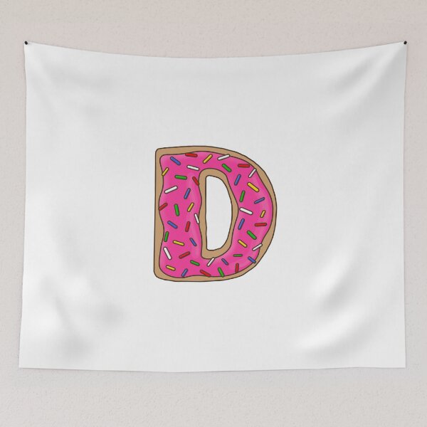 Item preview, Donut Letter D designed and sold by mynameisliana.