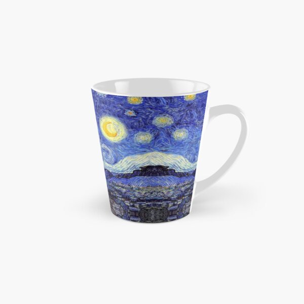 Aperçu de l'œuvre Une nuit étoilée Inspiration Van Gogh Mountain créée et vendue par Angelinas.