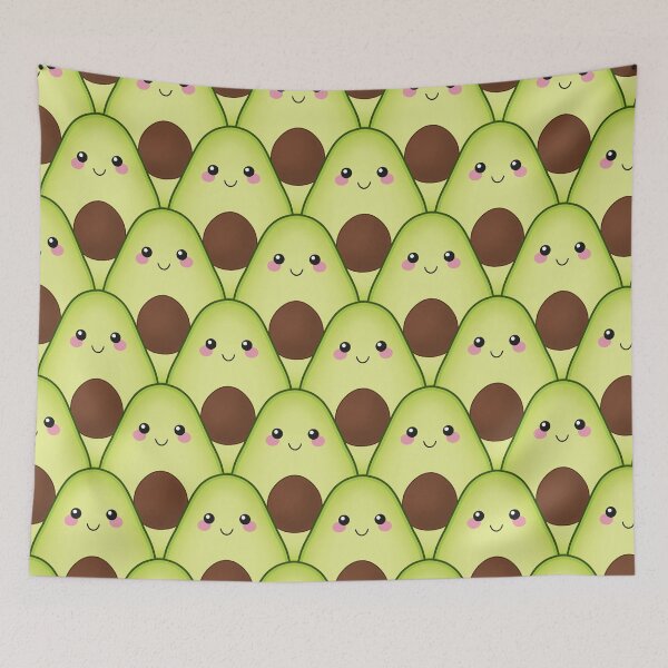 Item preview, Cute Avocados Tile designed and sold by DesignByFairies.
