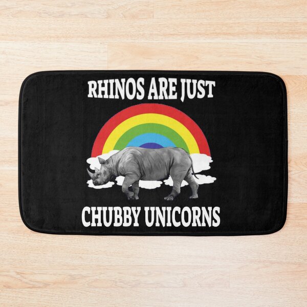 Item preview, Rhinos Are Just Chubby Unicorns T-Shirt Cute Rhinoceros Tee designed and sold by Merchall  store.