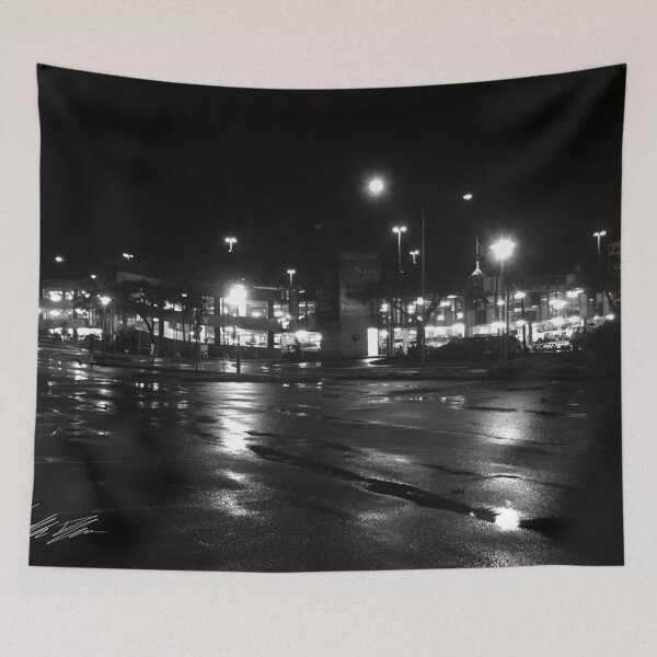 Item preview, Black and White Plaza designed and sold by TheTimekeeper.