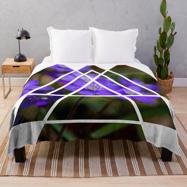 Item preview, Nature in abstract shapes - lilac flowers designed and sold by DerNerd.