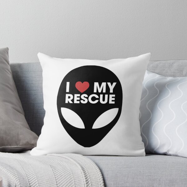 Item preview, I Love my Rescue Alien designed and sold by Jackson Caldwell Designs.