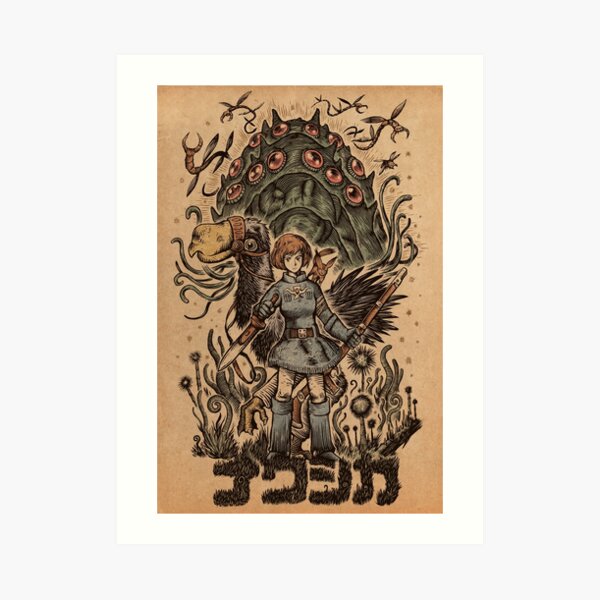 The Blue Clad One Art Print