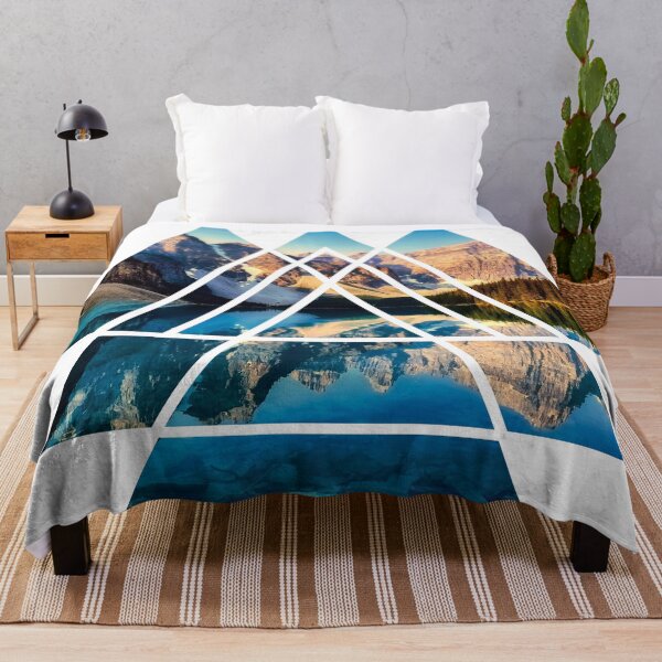Item preview, Nature in abstract forms - mountain and lake designed and sold by DerNerd.