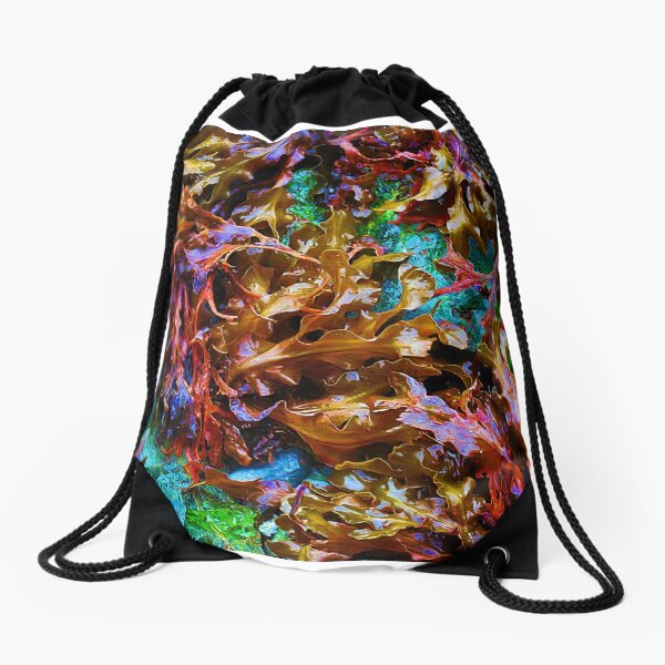 Beach Day Drawstring Bag