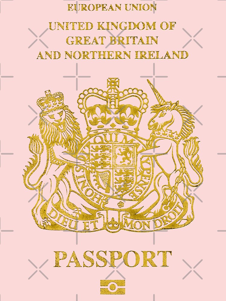 Thumbnail 2 of 2, Baby One-Piece, NDVH EU UK Passport designed and sold by nikhorne.