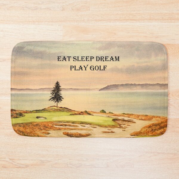 Item preview, Chambers Bay Golf Course with Eat Sleep Dream Play Golf designed and sold by William Holkham.