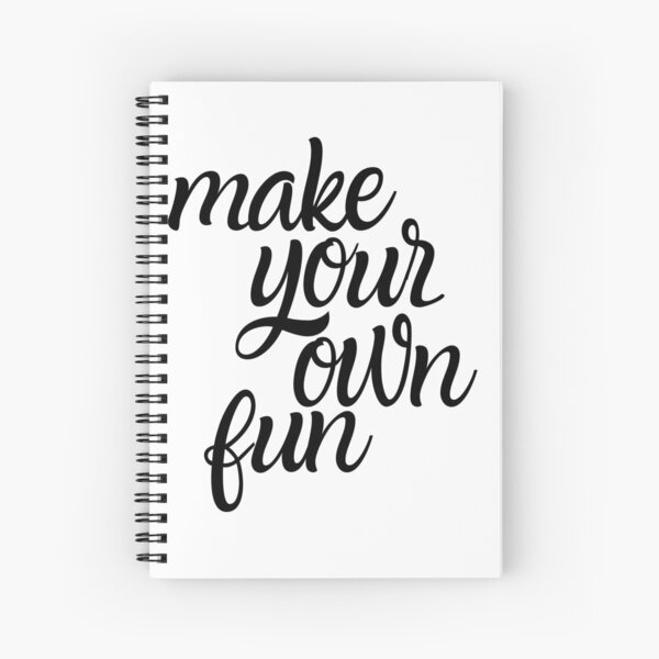 Make Your Own Fun Spiral Notebook