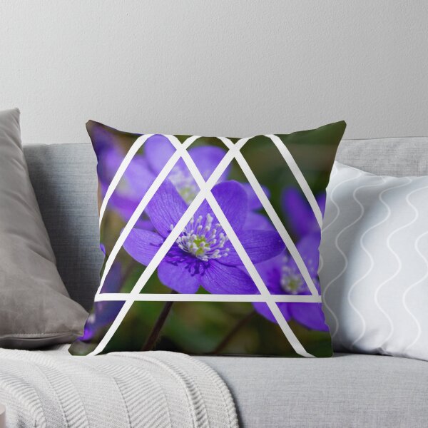 Item preview, Nature in abstract shapes - lilac flowers designed and sold by DerNerd.