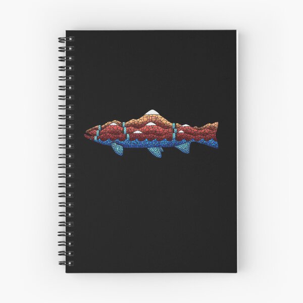 Item preview, Mountains and Waterfalls Stained Glass Fish designed and sold by Ben McKenzie.