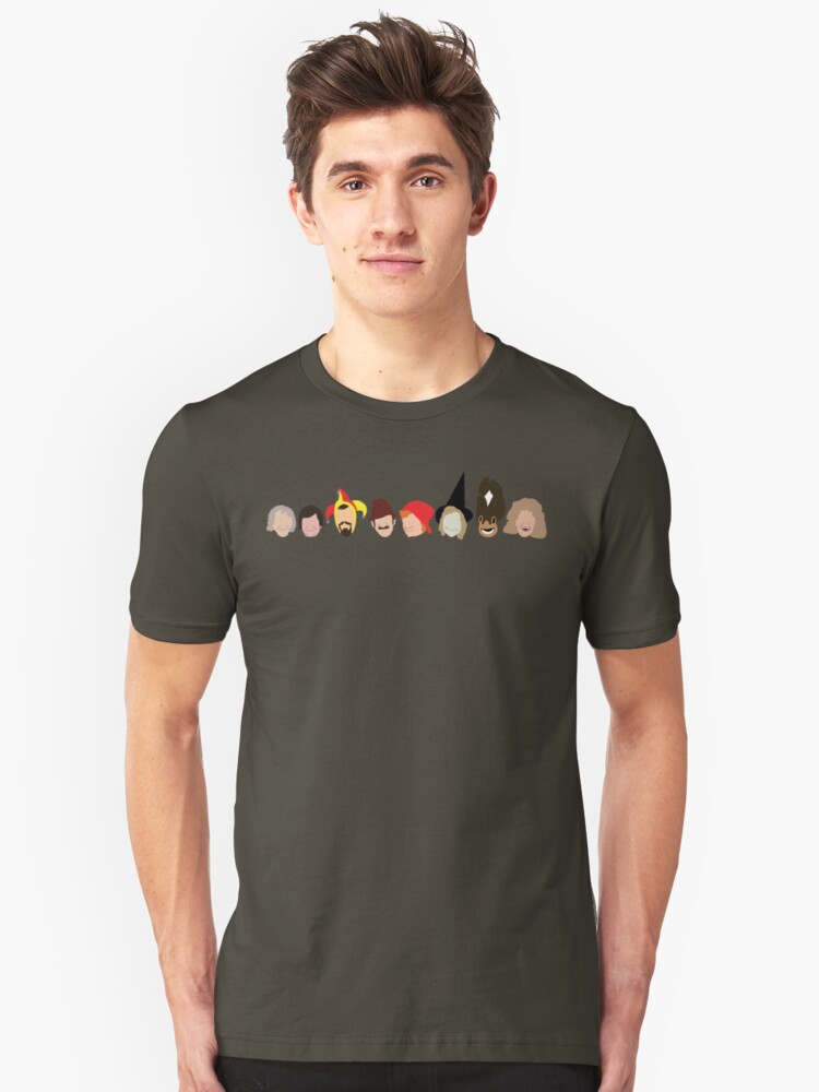 Alternate view of NDVH Rentaghost characters Slim Fit T-Shirt