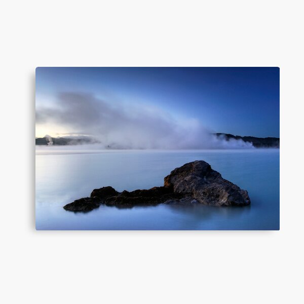 Blue Steamy Dawn Canvas Print