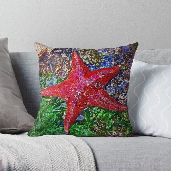 Starfish Throw Pillow