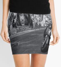 Scooter In Lane Mini Skirt