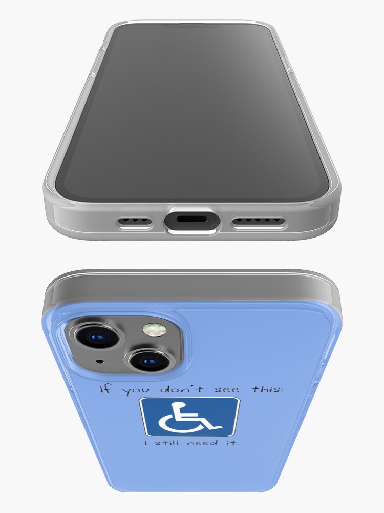 Alternate view of Accessibility is a Human Right iPhone Case