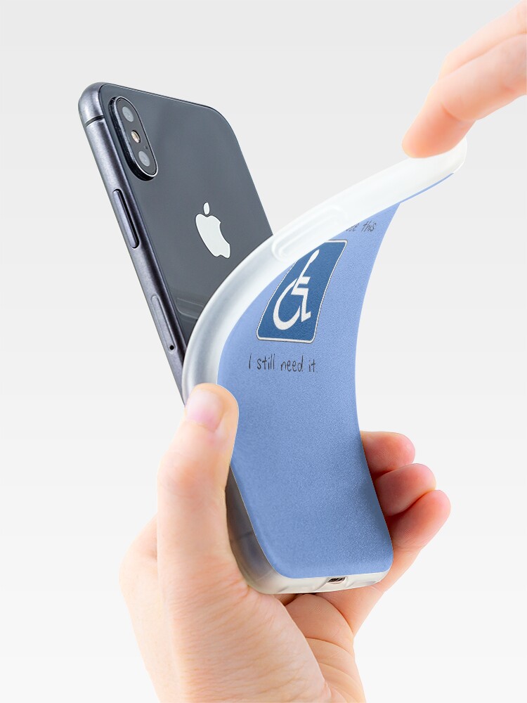 Alternate view of Accessibility is a Human Right iPhone Case